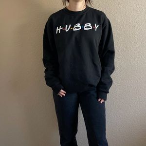 Black Hubby Crewneck